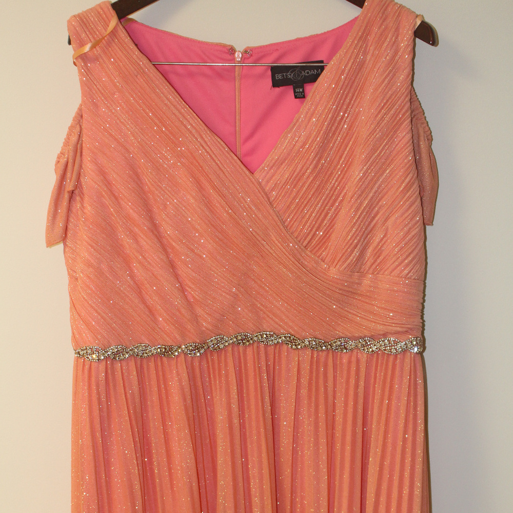 Pleated Evening Gown